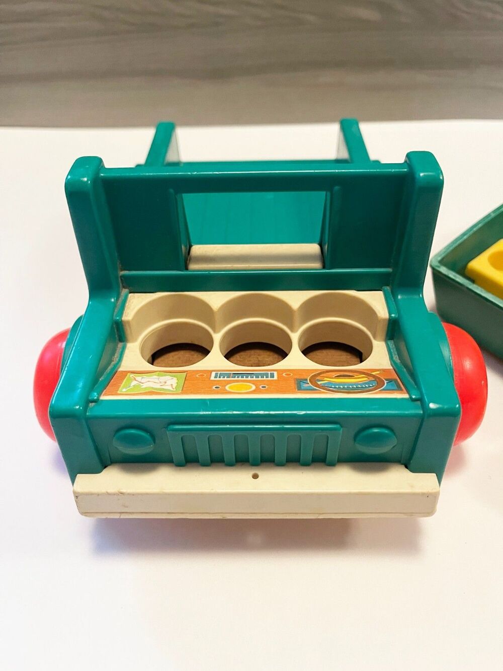 Vintage 1972 Fisher Price Little People Camper Boat Family Accessories Lot - Picture 9 of 16